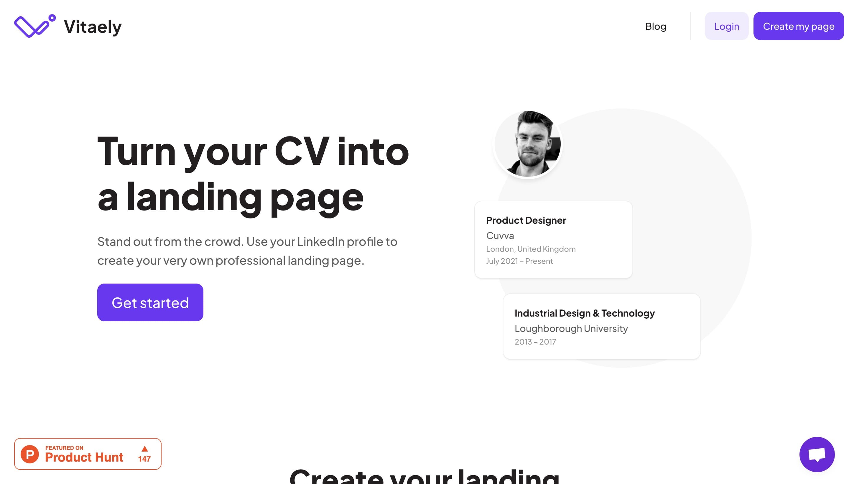 Vitaely.me online resume builder